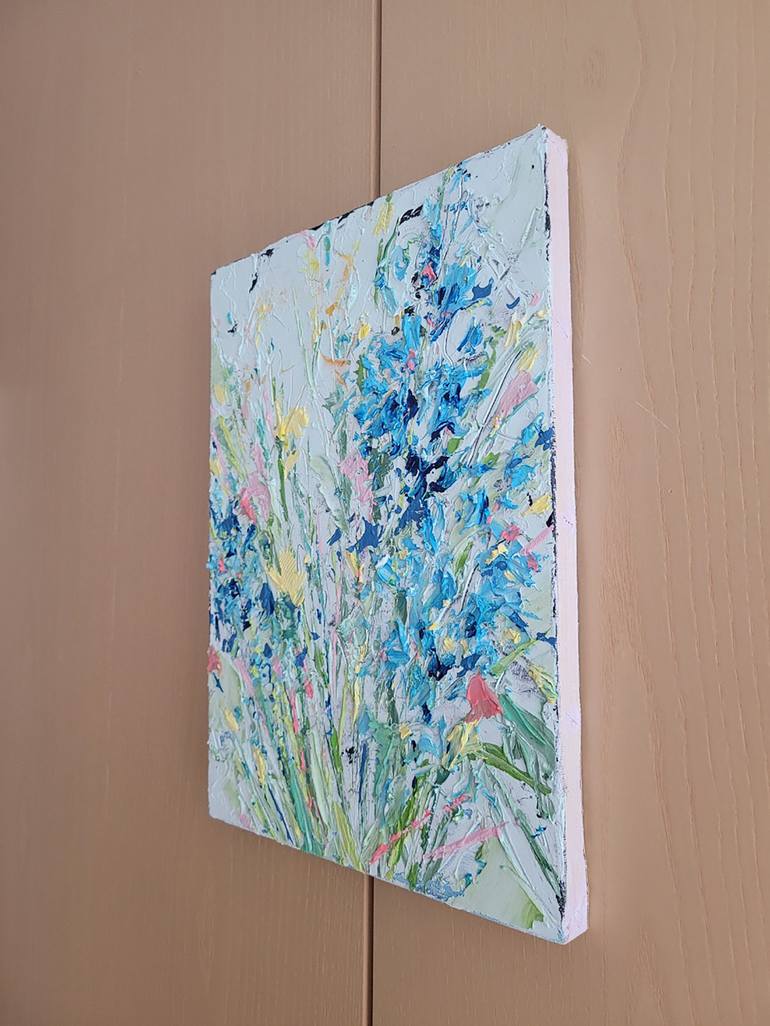 Original Fine Art Garden Painting by Eun-Hye Seo