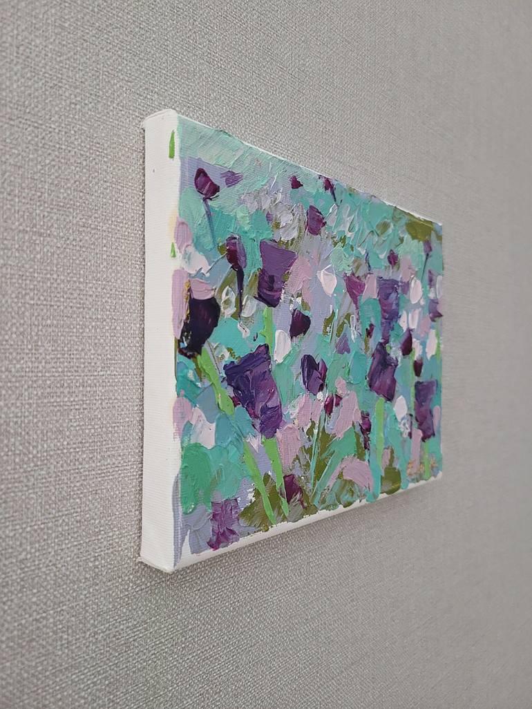 Original Fine Art Garden Painting by Eun-Hye Seo