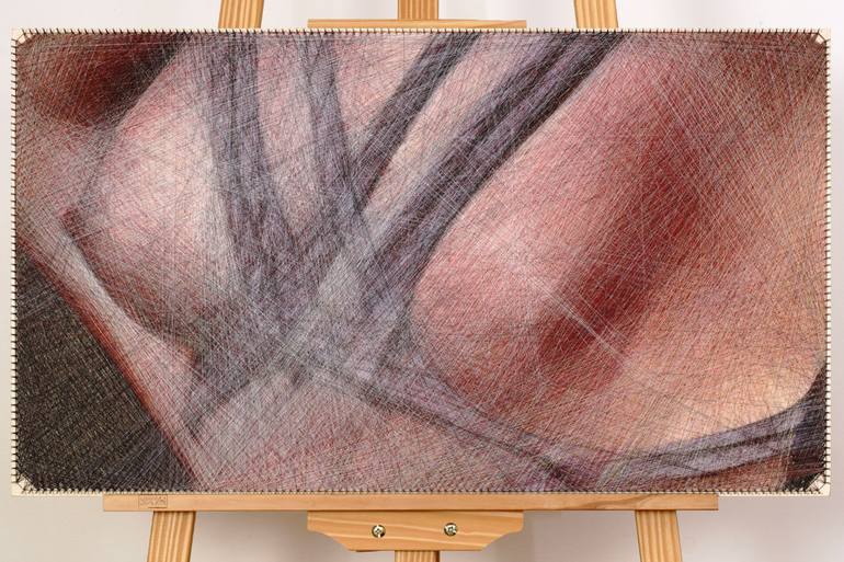 Original Contemporary Nude Mixed Media by Vistul Art