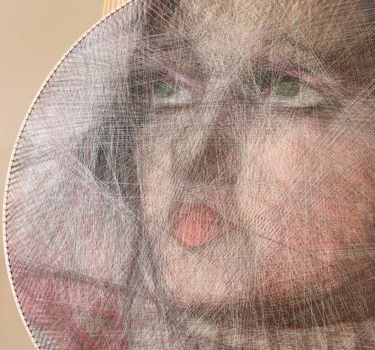 Original Art Deco Women Mixed Media by Vistul Art