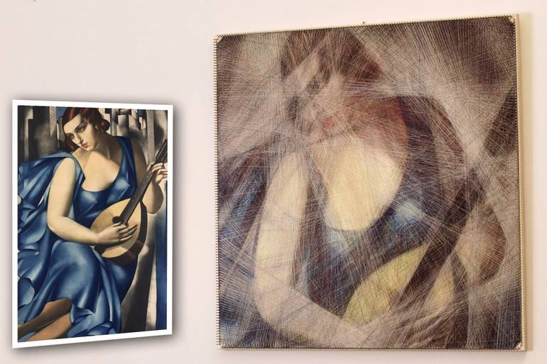 Original Art Deco Music Mixed Media by Vistul Art