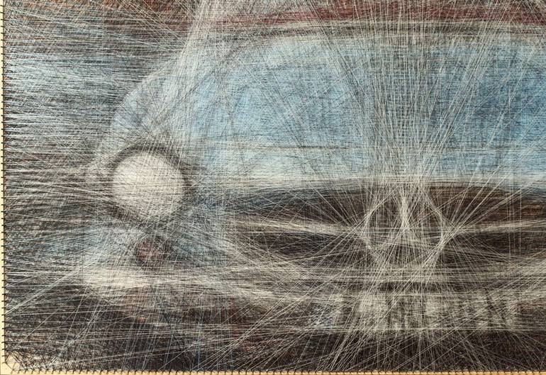 Original Car Mixed Media by Vistul Art