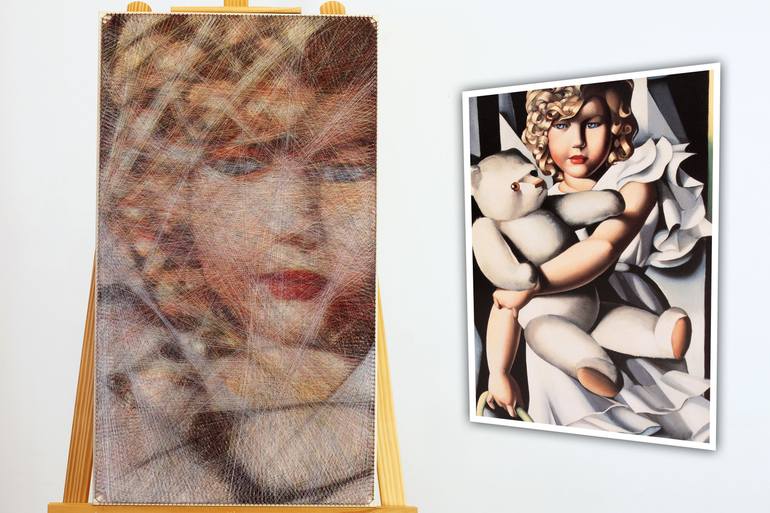 Original Art Deco Other Mixed Media by Vistul Art
