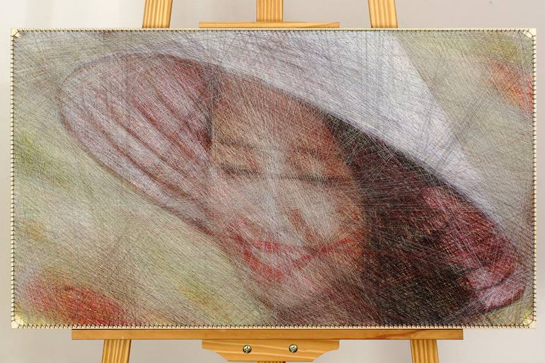 Original Contemporary Women Mixed Media by Vistul Art