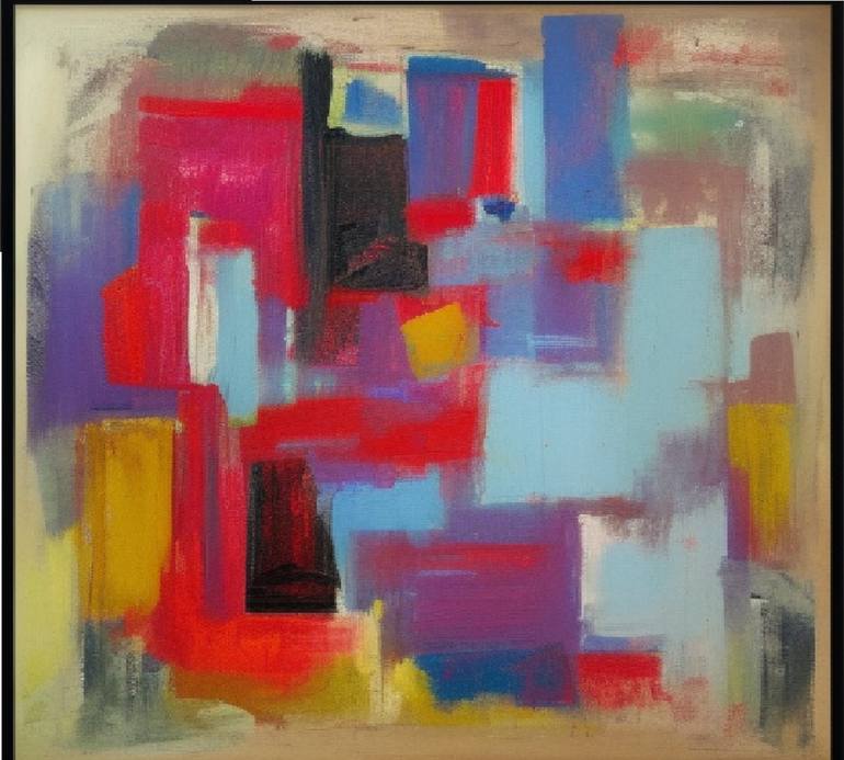 Original Abstract Painting by Jacob Farkas