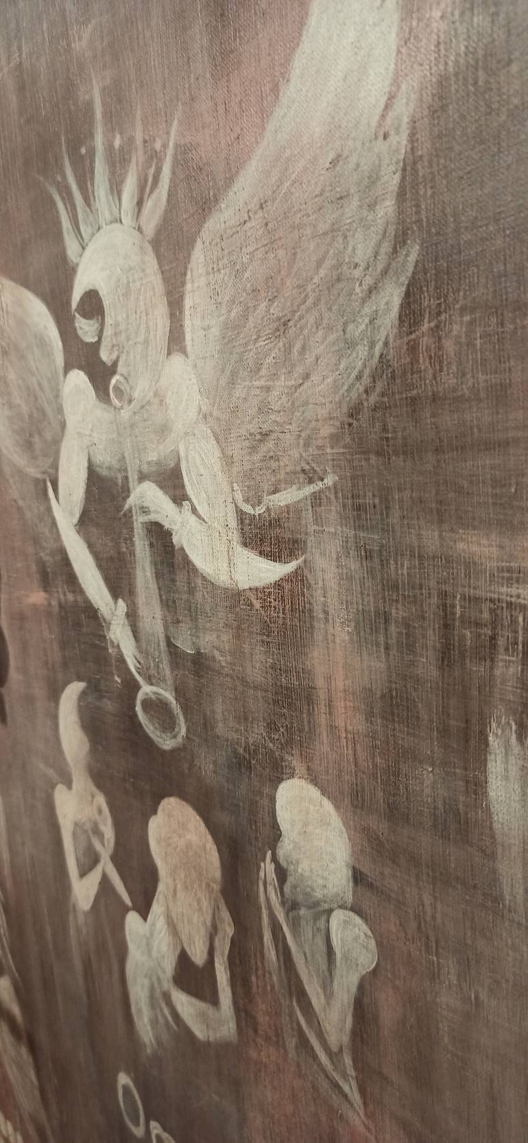 Original Symbolism Abstract Painting by Lisa Alisa 