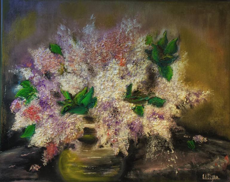 Original Floral Painting by Liliya Kosilova