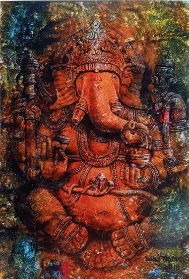 Red Ganesha thumb