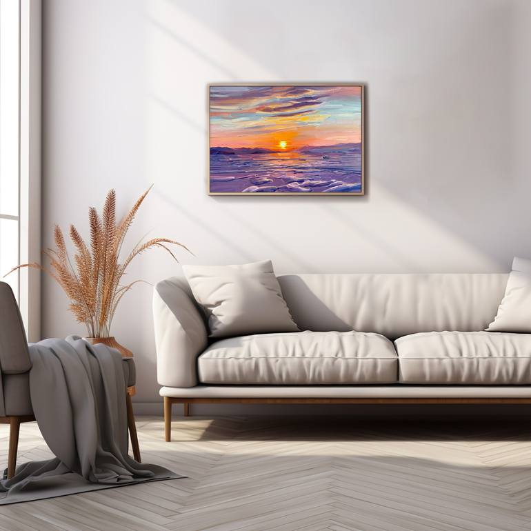 Original Contemporary Landscape Painting by Ekaterina Glazkova