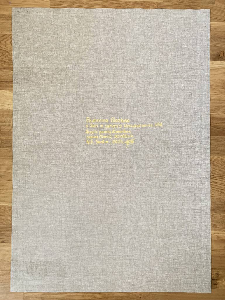 Original Abstract Landscape Painting by Ekaterina Glazkova