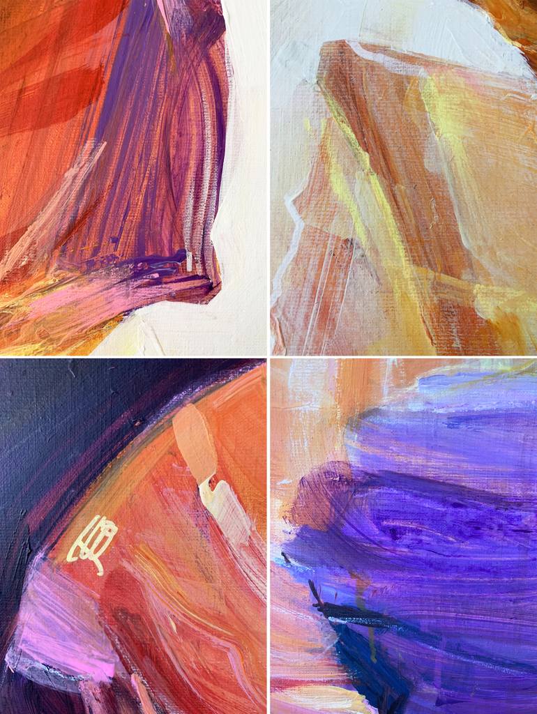 Original Abstract Landscape Painting by Ekaterina Glazkova