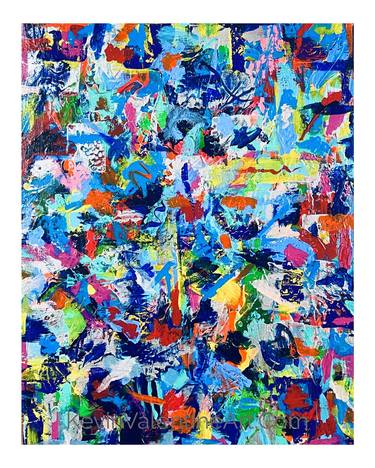 Original Abstract Expressionism Abstract Paintings by Kevin Valentine