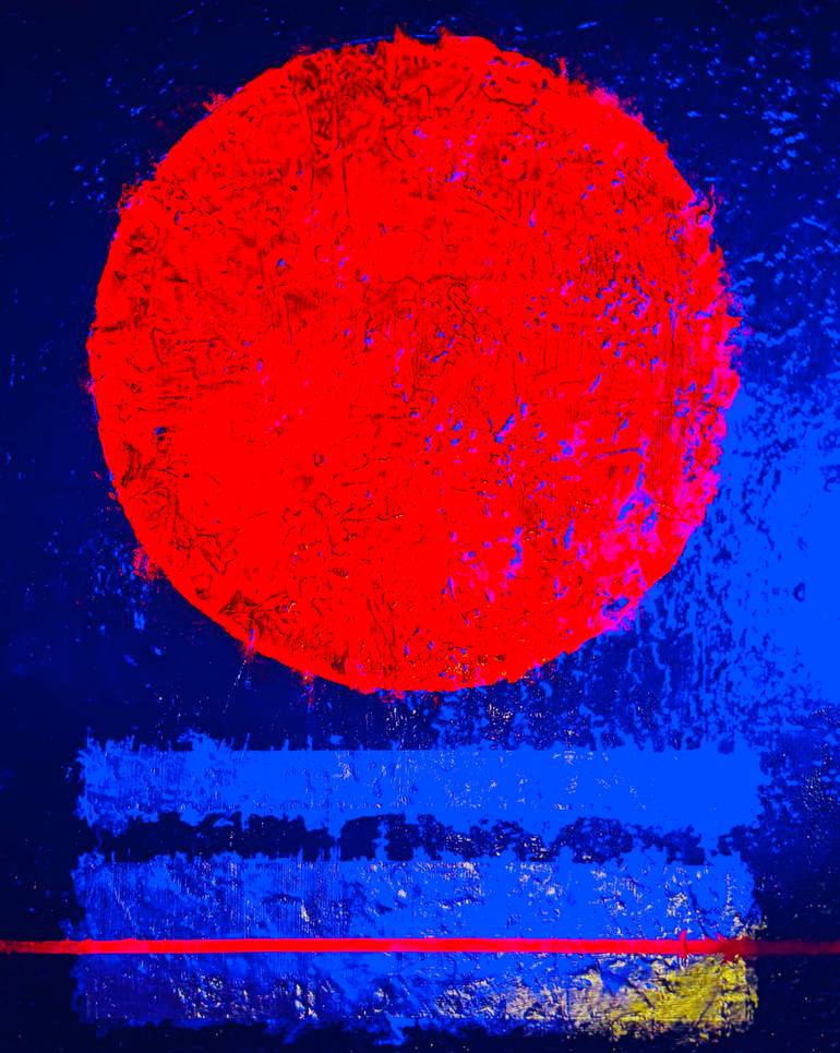 Original Abstract Expressionism Abstract Painting by Kevin Valentine