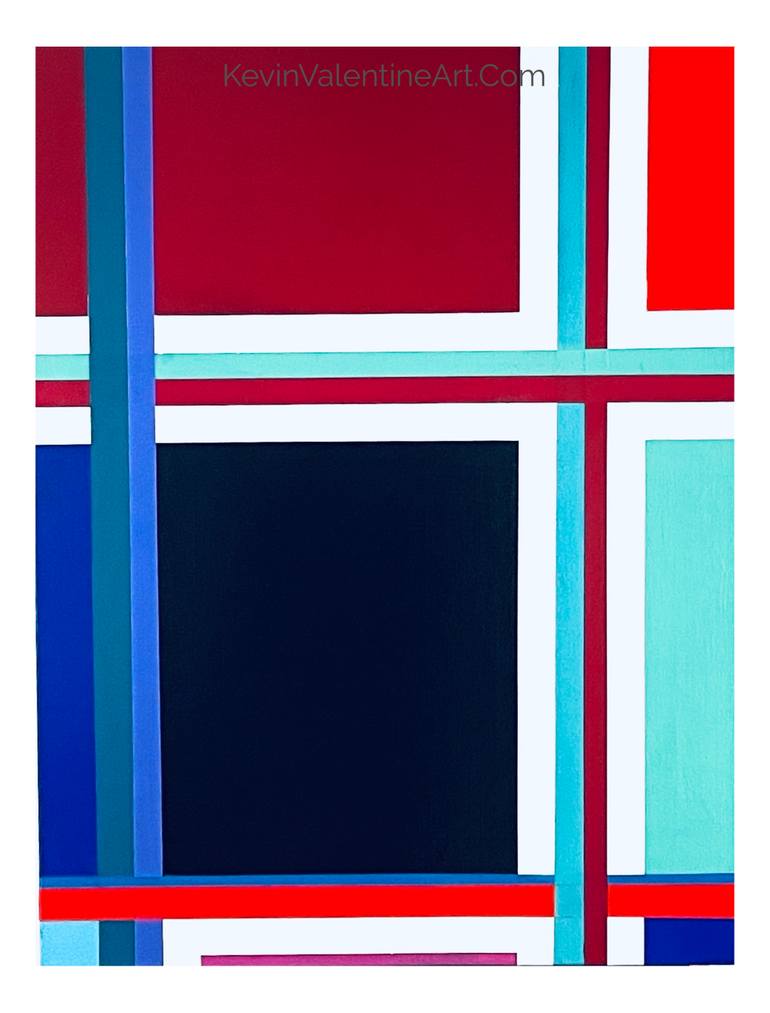 Original Abstract Expressionism Abstract Painting by Kevin Valentine