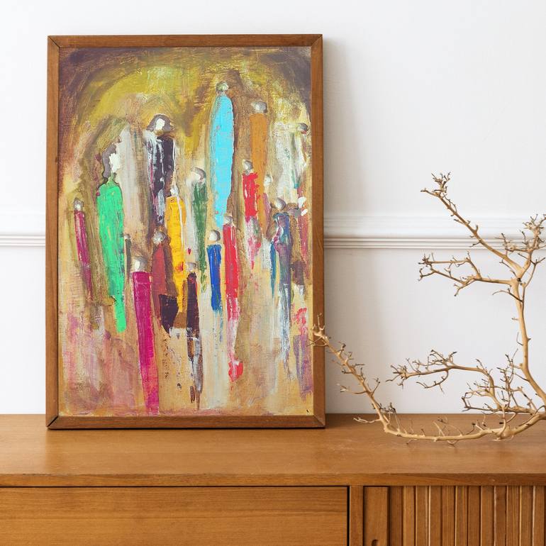 Original Abstract Painting by Dana Vasile