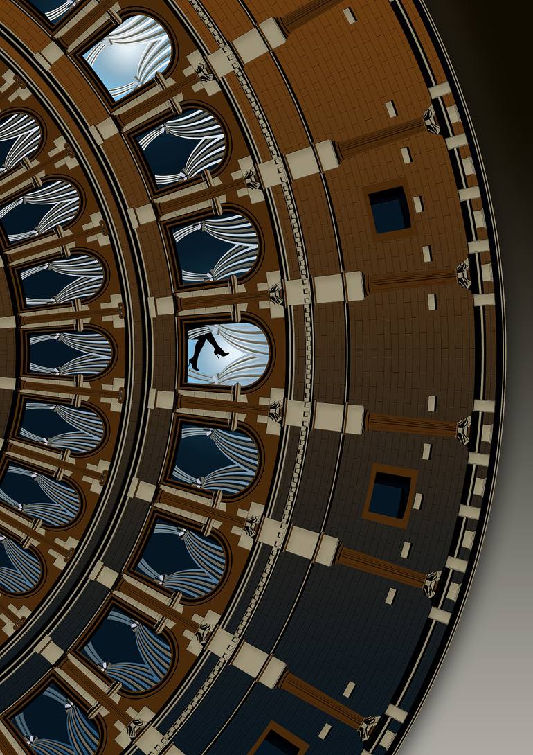 Original Illustration Architecture Digital by Olaf Czyż