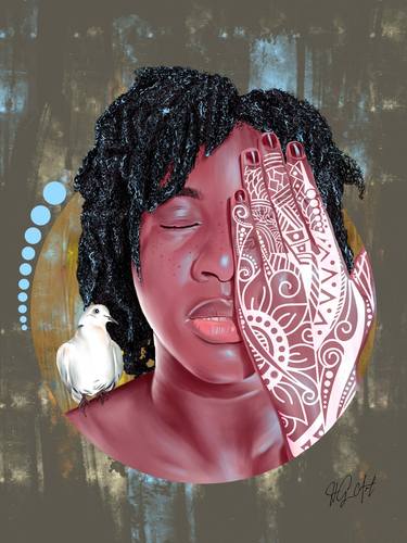 Original Realism Women Paintings by Ojenike Oladapo
