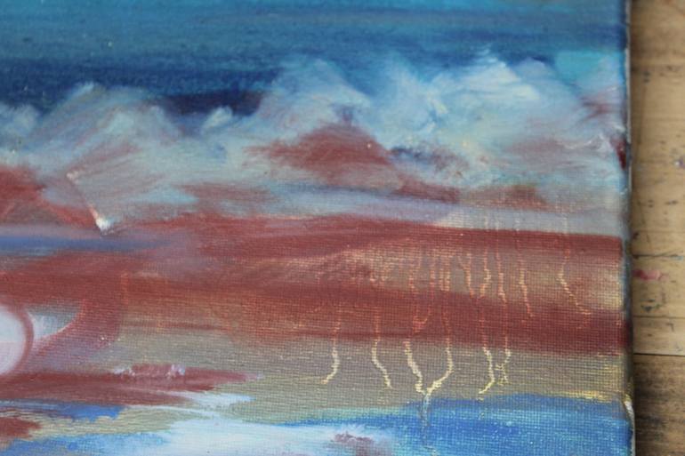 Original Abstract Landscape Painting by Anne Fiedler
