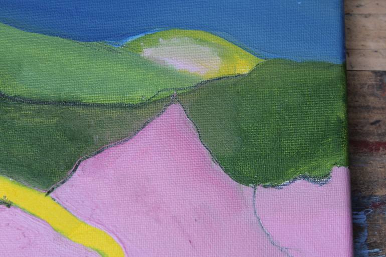 Original Abstract Landscape Painting by Anne Fiedler