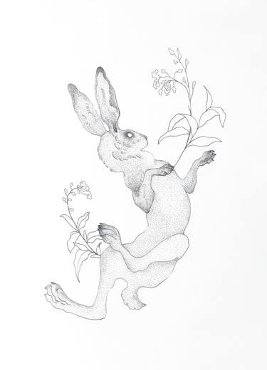 "Заєць та верба", Original Art Hare That Willow thumb