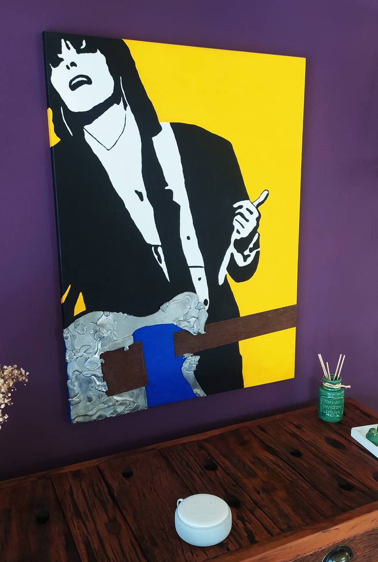 Original Figurative Pop Culture/Celebrity Painting by Fabiana Blanco