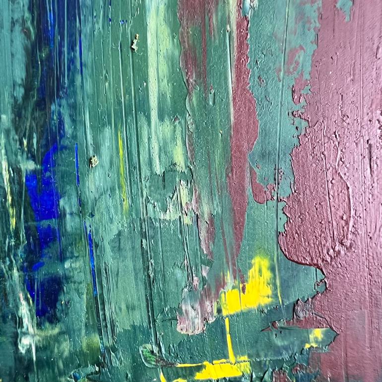 Original Abstract Cities Painting by Gurgen Vardykian