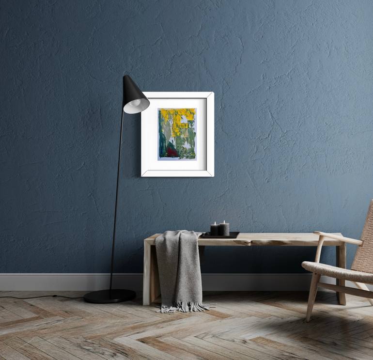 Original Abstract Cities Painting by Gurgen Vardykian