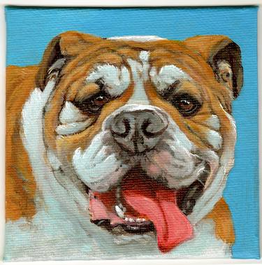 English Bulldog portrait 22-0006 thumb