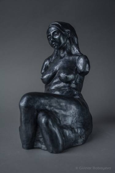 Original Figurative Nude Sculpture by Gülnar Babayeva