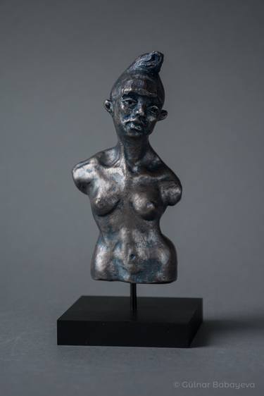 Original Figurative Nude Sculpture by Gülnar Babayeva