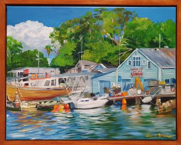 Print of Sailboat Paintings by Diana Borinski