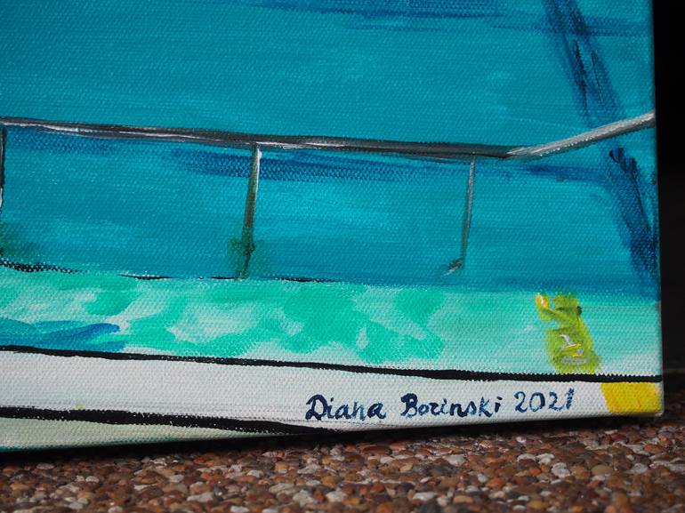 Original Seascape Painting by Diana Borinski