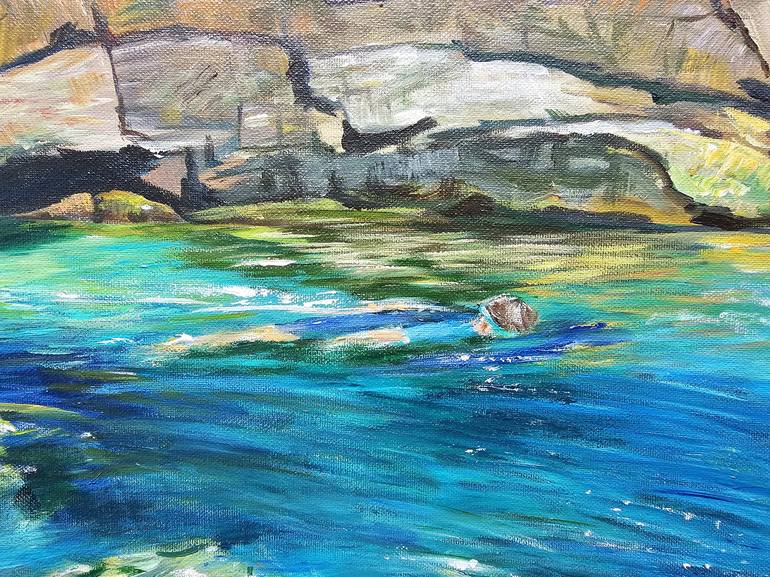 Original Realism Seascape Painting by Diana Borinski