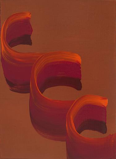 Original Abstract Expressionism Abstract Painting by Young Ae Lee