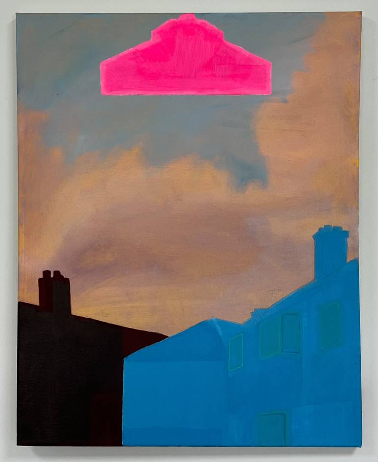 Original Abstract Painting by Seth Maximen | Figurative Art on Canvas | blue 3
