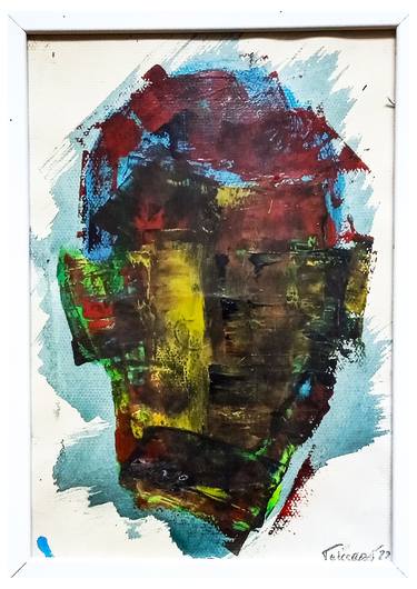 Original Abstract Portrait Paintings by Gawel Teisseyre