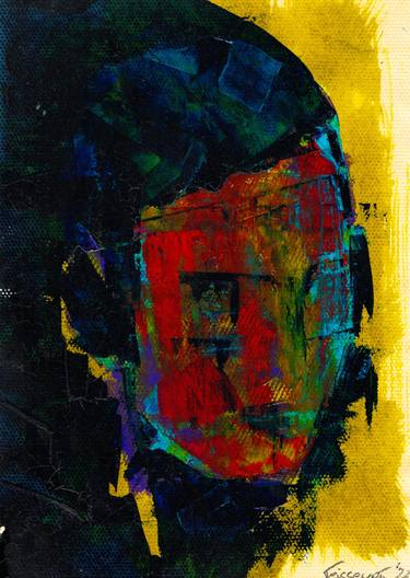 Original Abstract Portrait Paintings by Gawel Teisseyre