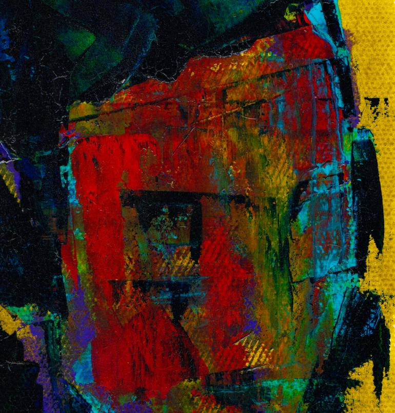 Original Abstract People Painting by Gawel  Teisseyre