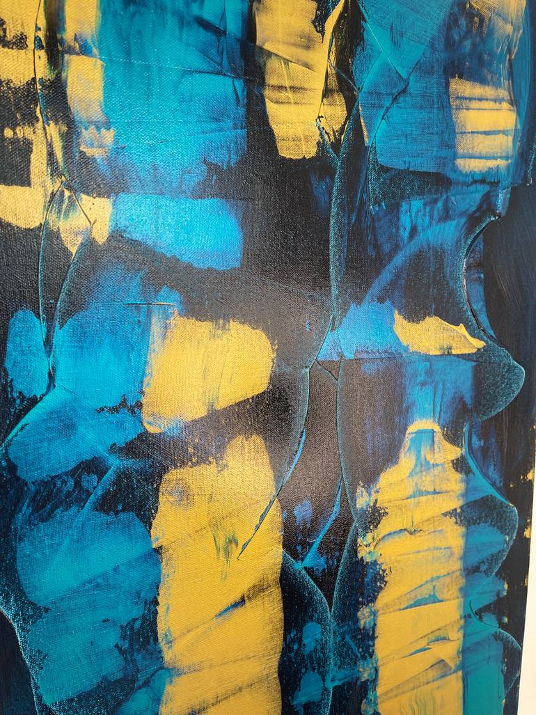 Original Abstract Expressionism Abstract Painting by Emma Carey Baxendale