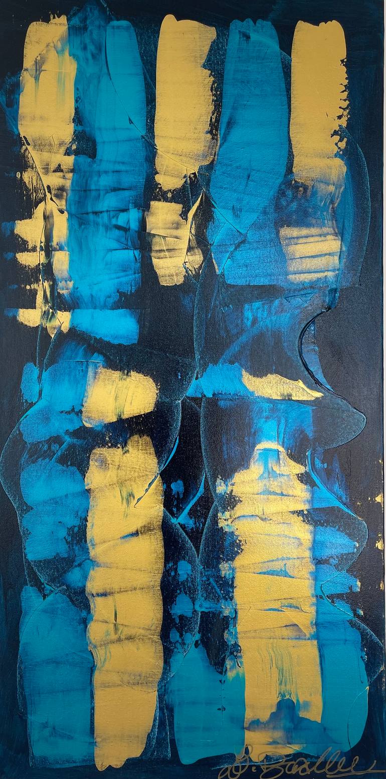 Original Abstract Expressionism Abstract Painting by Emma Carey Baxendale