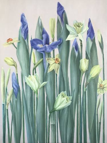 Original Floral Painting by Irina Reznichenko