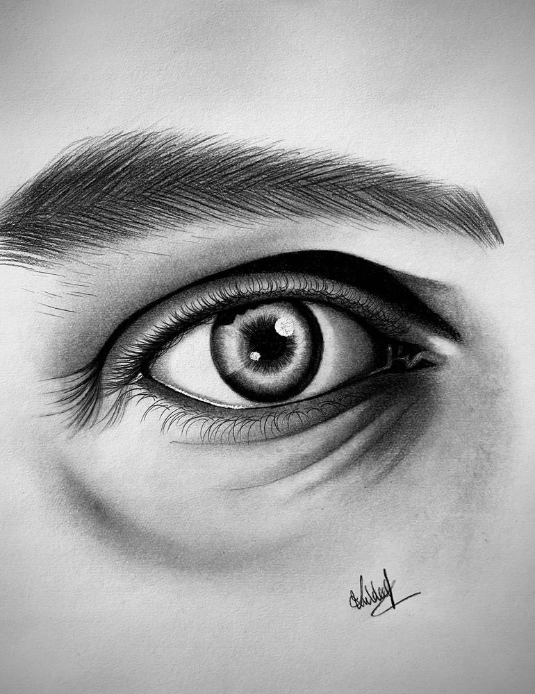 beautiful eye drawing