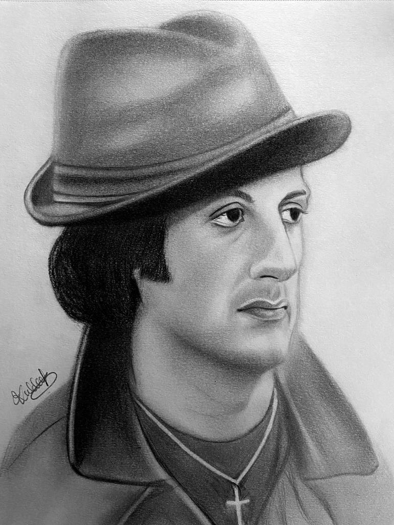 Rocky Balboa Drawing By Kuldeep Singh Saatchi Art 3982