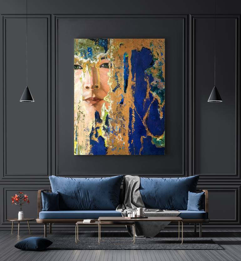 Original Conceptual Abstract Painting by Nataliia Maliarchuk