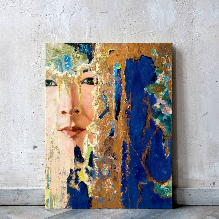 Original Conceptual Abstract Painting by Nataliia Maliarchuk