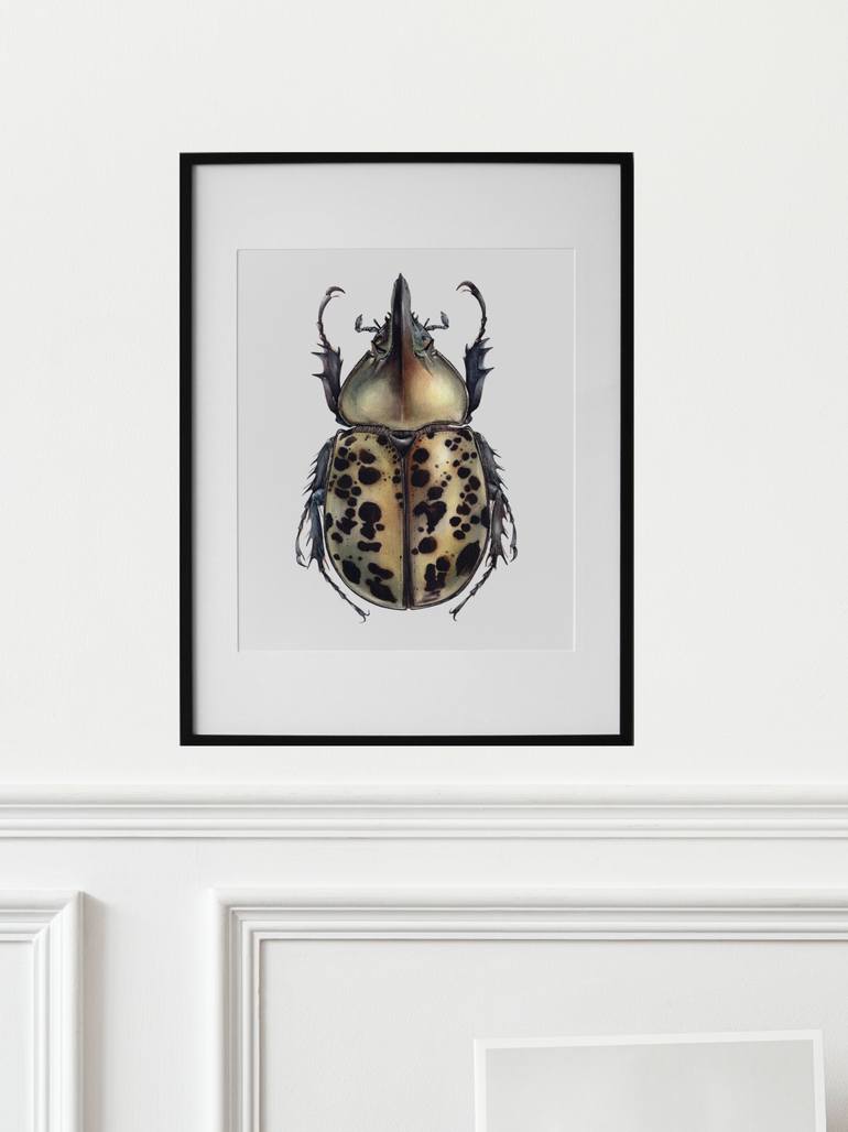 Original Illustration Animal Painting by Katya Shiova
