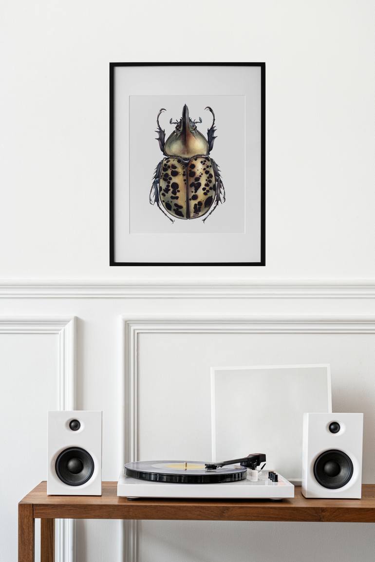 Original Illustration Animal Painting by Katya Shiova