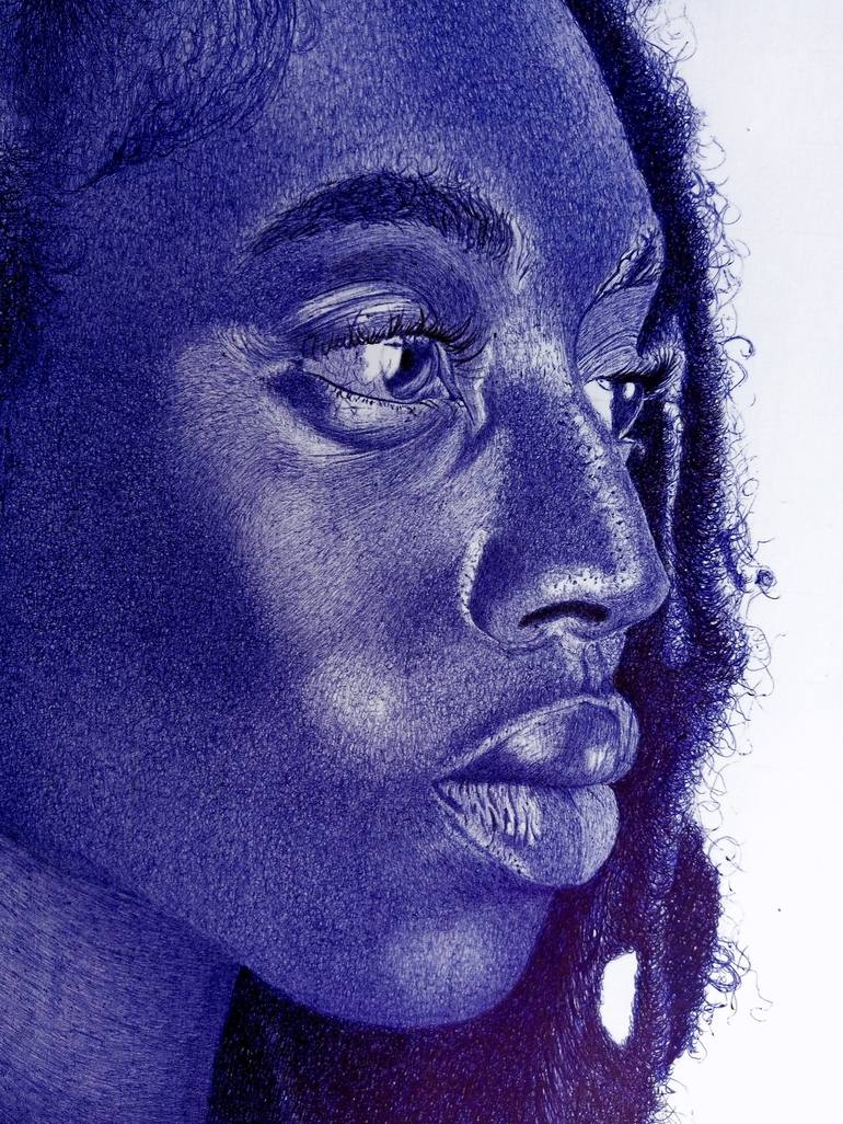 Original Portrait Drawing by Emmanuel Maxwell Chinoye