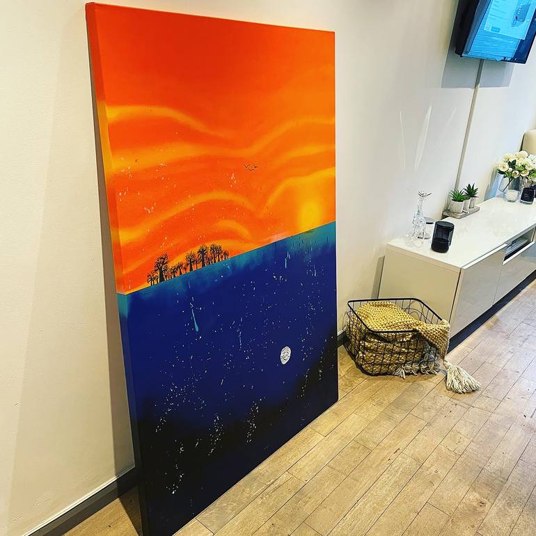 Original Abstract Landscape Painting by Josh Nevill