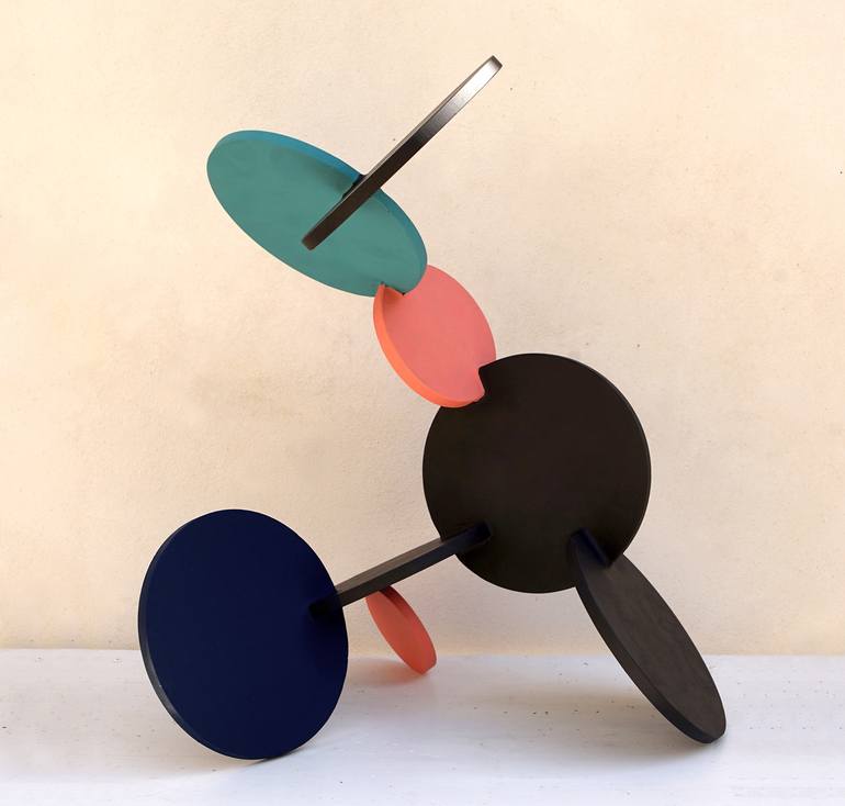 Original Contemporary Abstract Sculpture by Pavlovskydesign Metal And Paintings